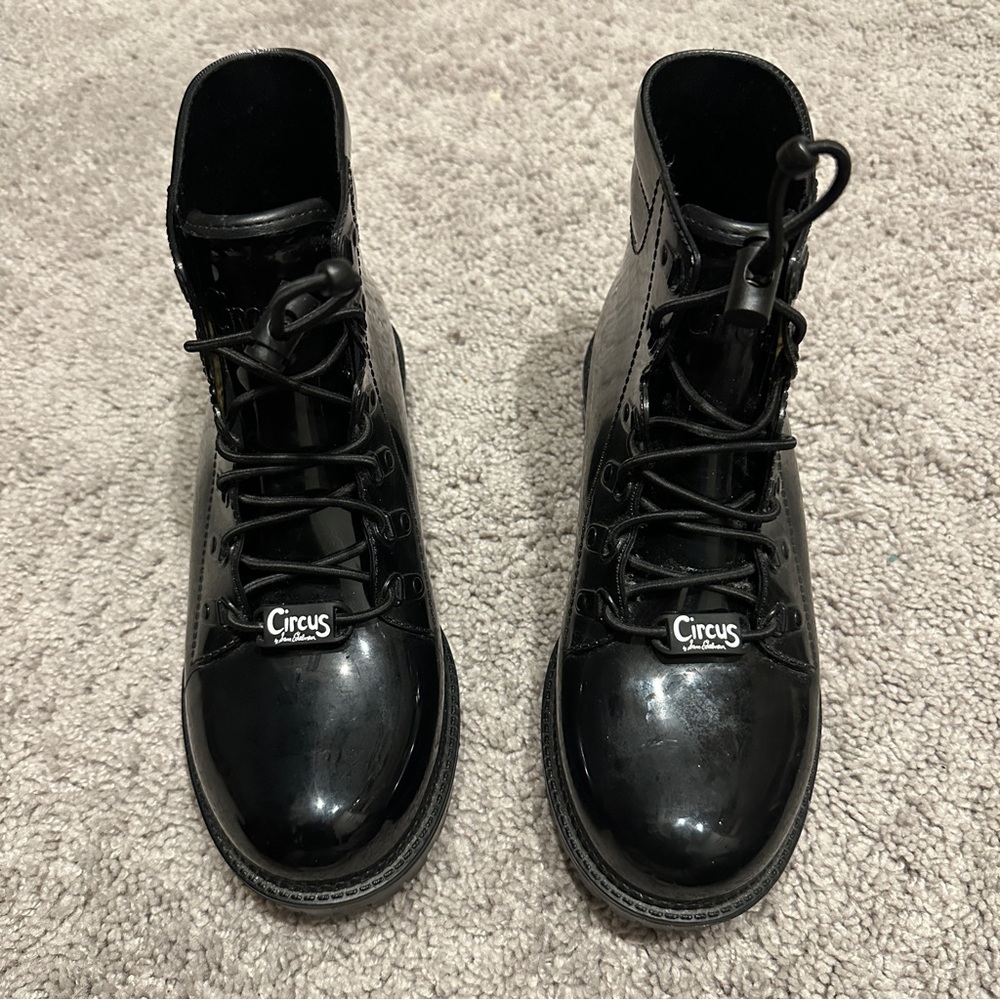 Circus by Sam Edelman Glossy Black Boots